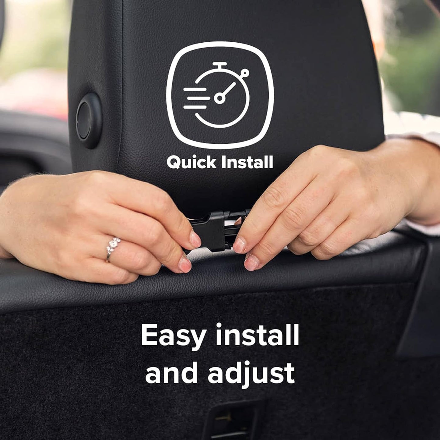 Diono Ultra Mat 2-Pack Complete Back Seat Upholstery Protection from Child Car Seats and Pets, Crash Tested, Premium Ultra Thick Padding, Durable, Water Resistant, Anti-Slip, 3 Mesh Storage Pockets