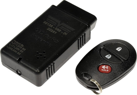 Dorman 99140 Keyless Entry Transmitter for Select Toyota Models, Black (OE FIX) Ready To Paint If Needed