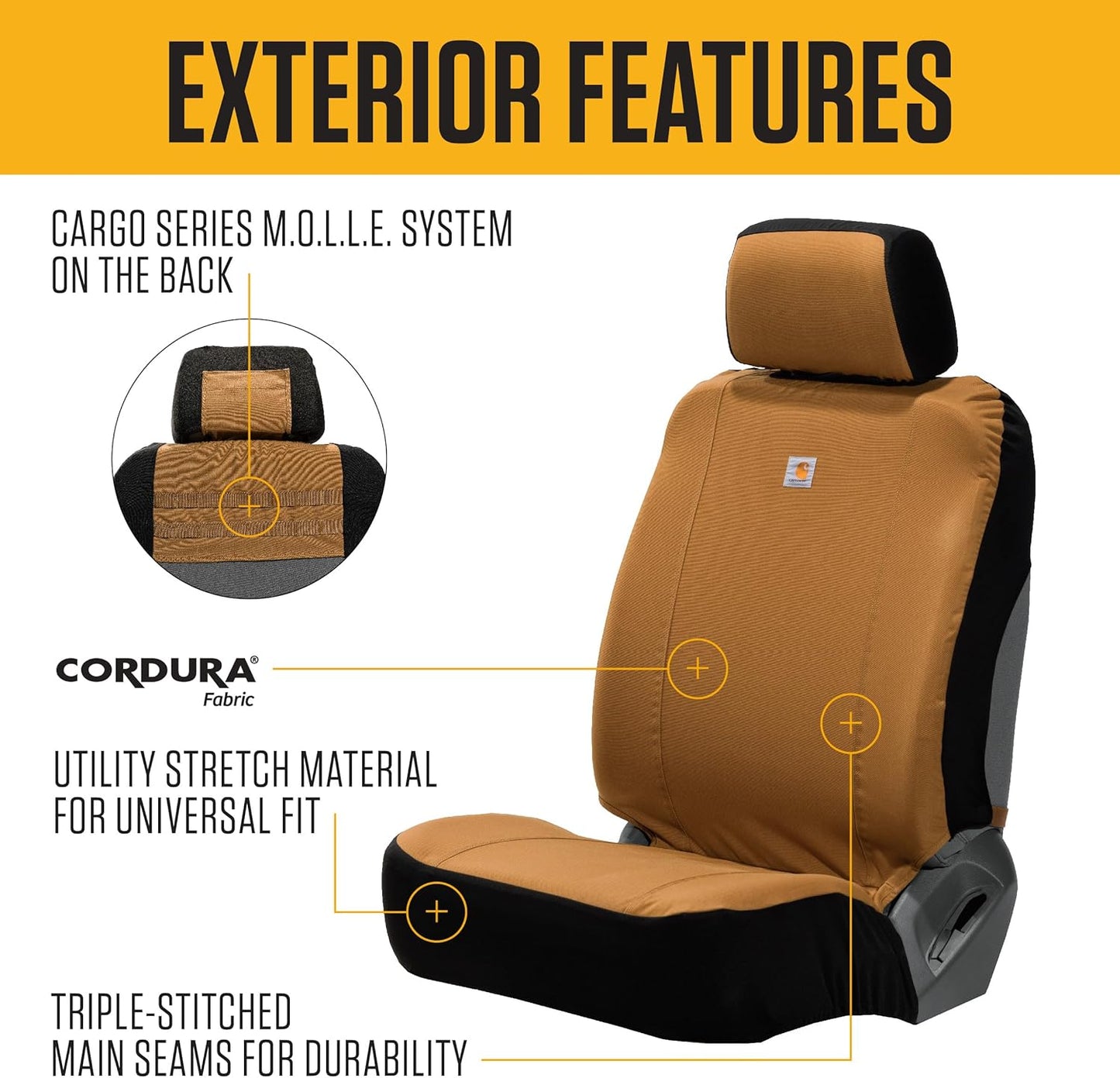 X-Games unisex Universal Low Back Seat Covers