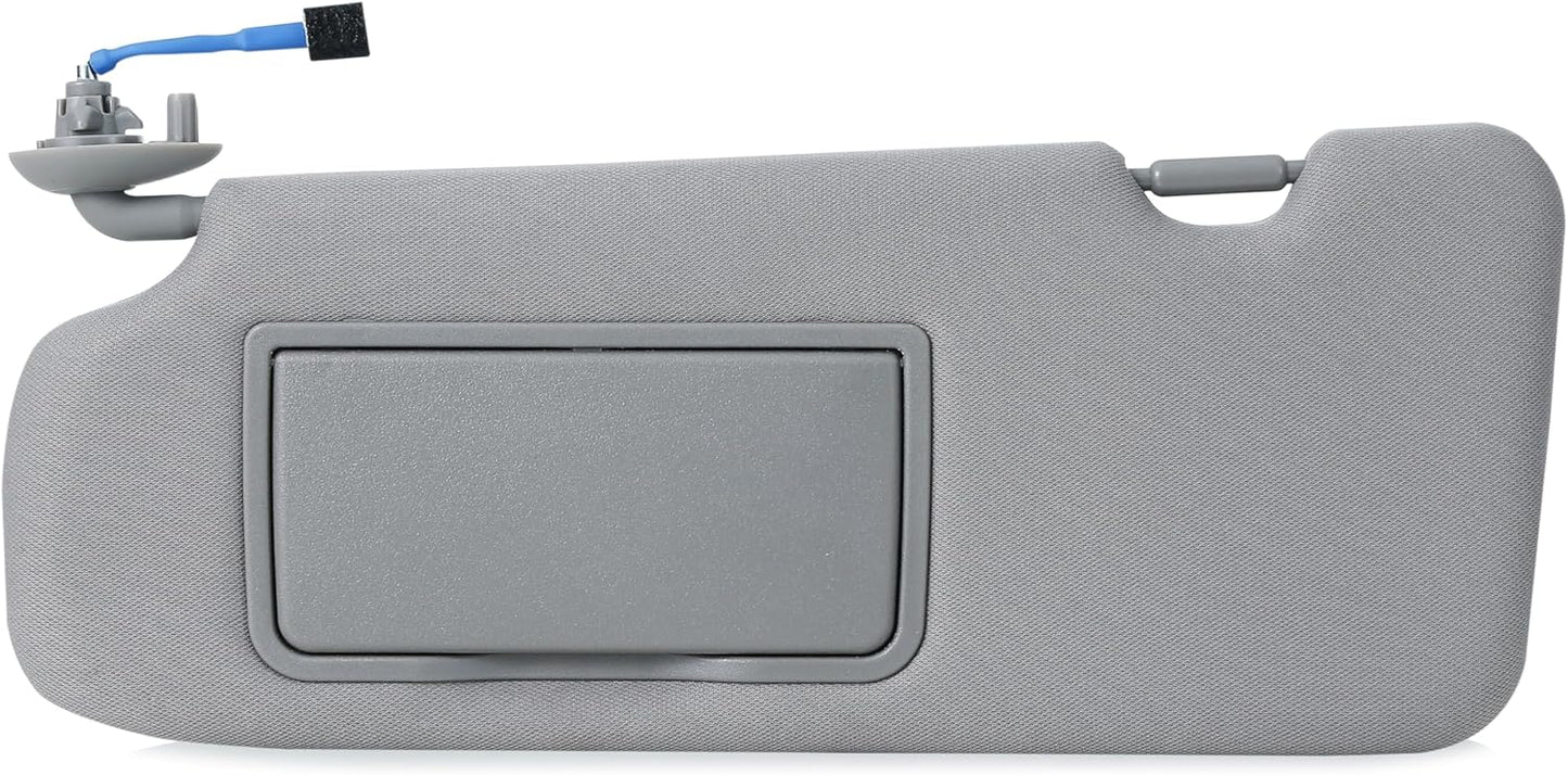 FITIPICI Driver Left Side Sun Visor Compatible with Honda CR-V 2017 2018 2019 2020 2021 2022 Sunshade Replace 83280TLAA12ZB (Gray, Driver Side)