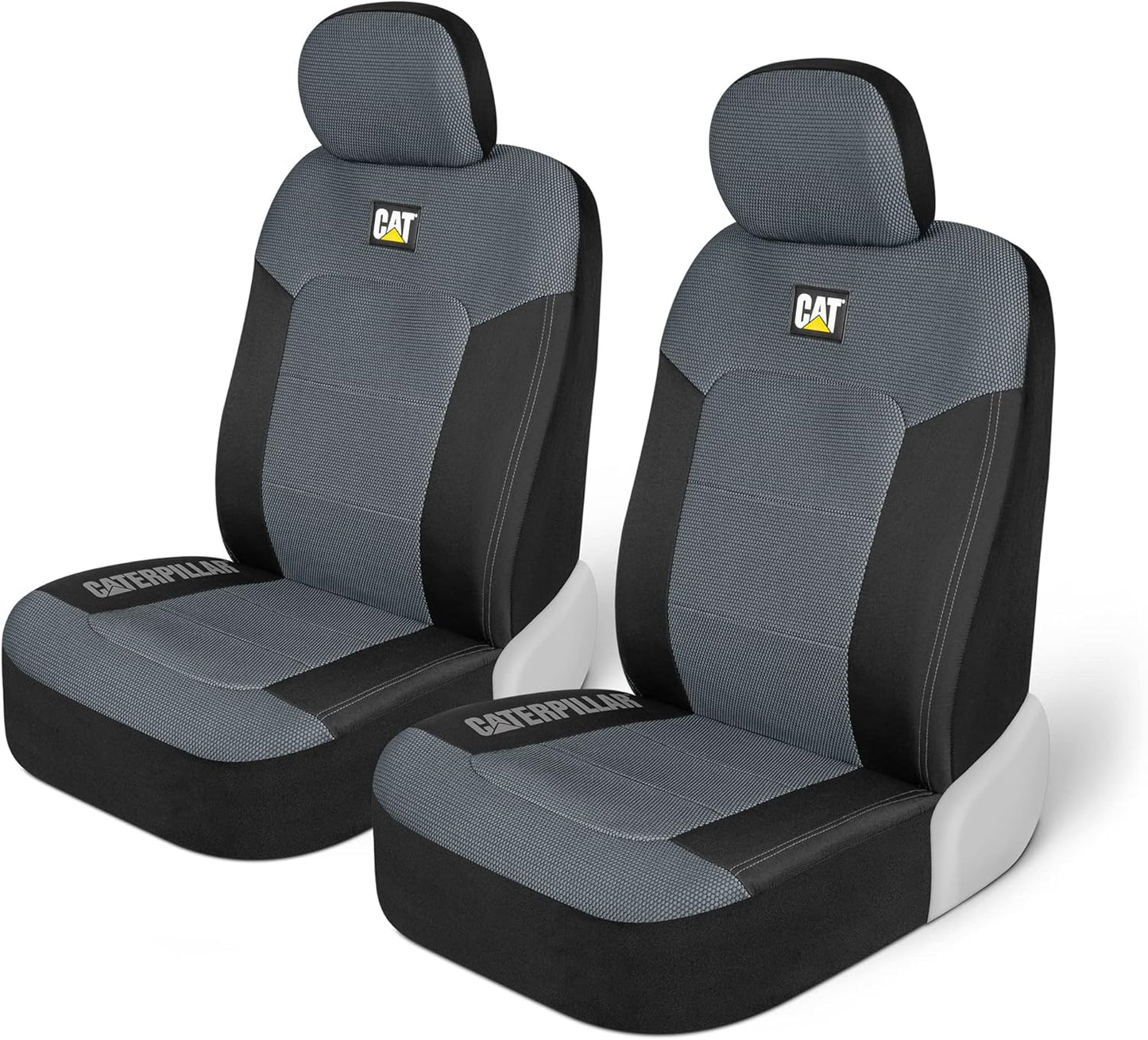 BDK Auto CASC-2284-GR: Cat 4Pc Mesh + Gabardine Seat Cover (Grey)