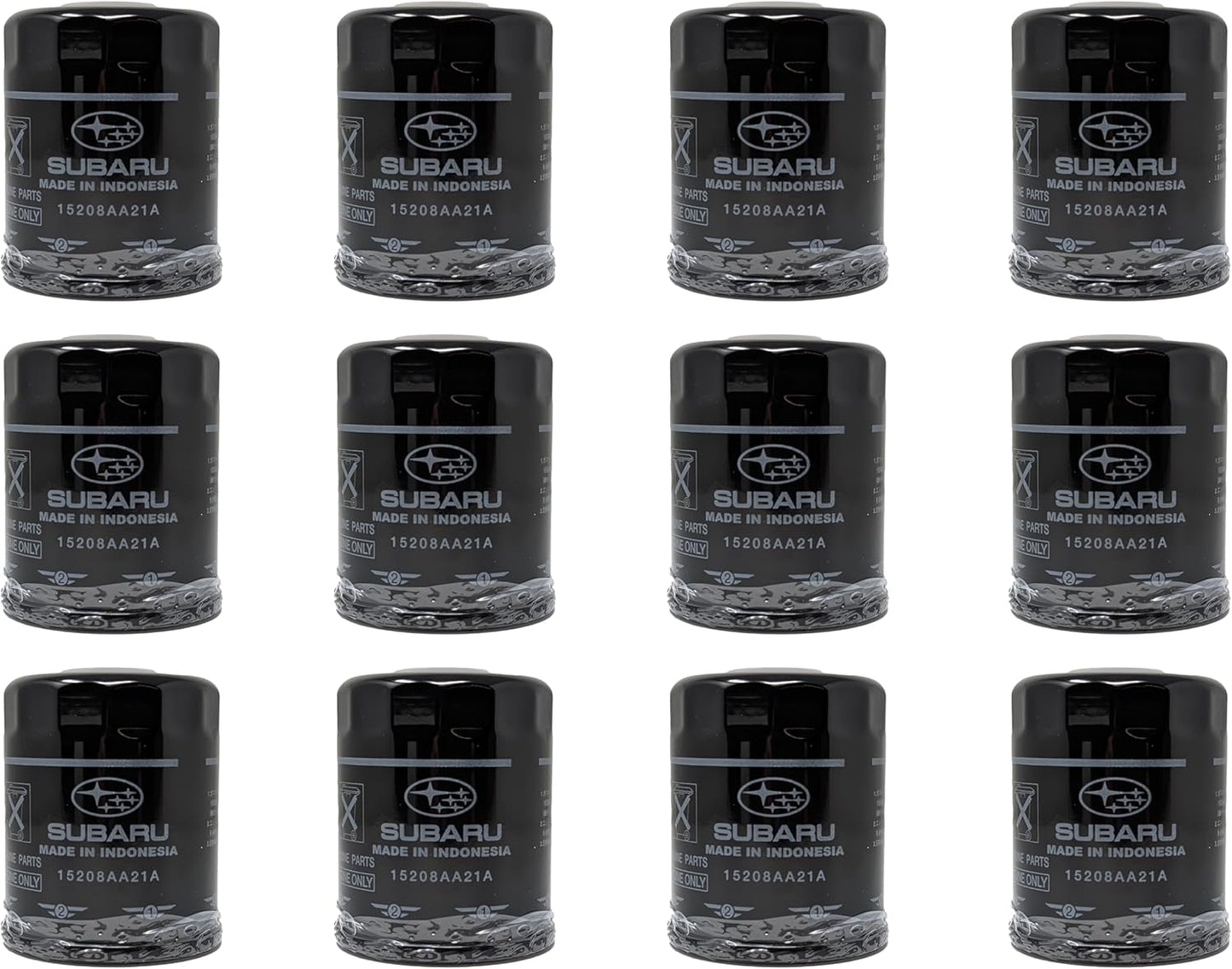 Subaru Engine Oil Filter & Crush Gasket Kit (1, 2, 3, 6, 12 pks available) Outback Legacy Impreza Forester XV Crosstrek Ascent 15208AA21A 803916010 (6 Pack)