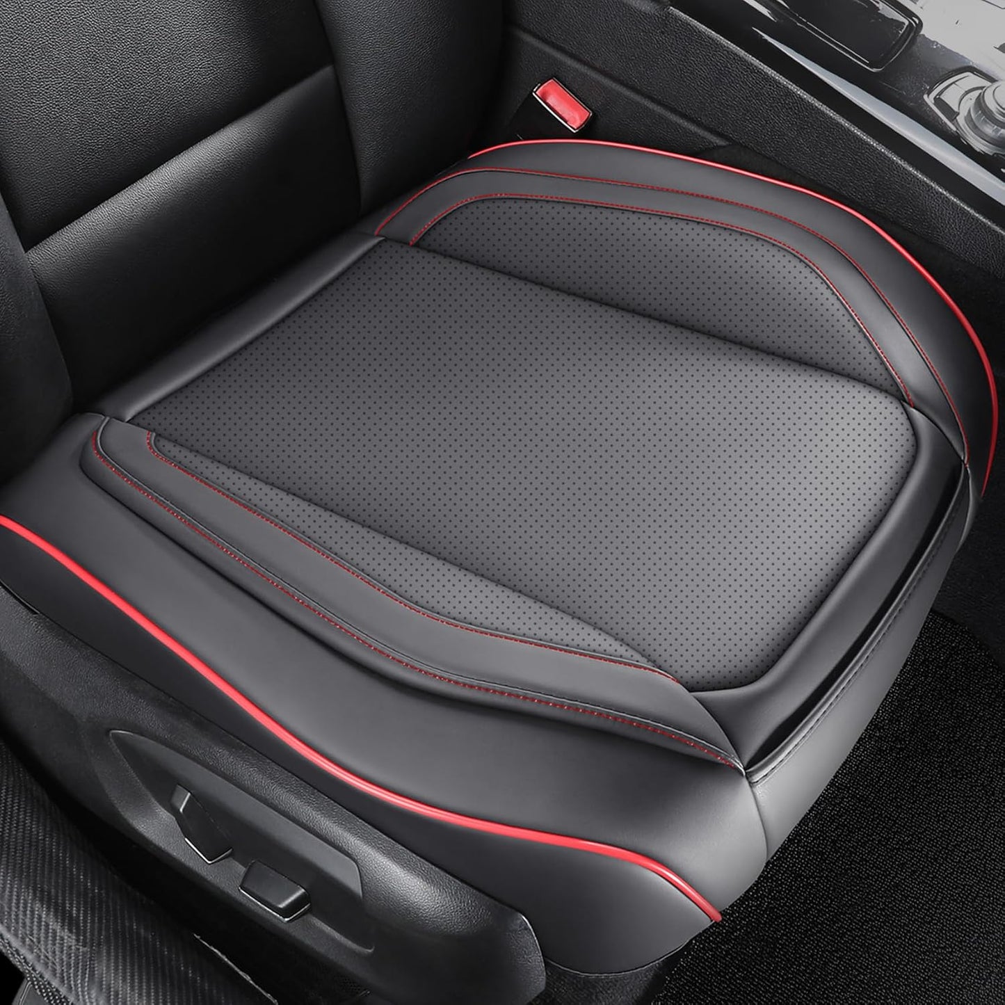 CAPITAUTO Bottom Front Leather Car Seat Cover Universal