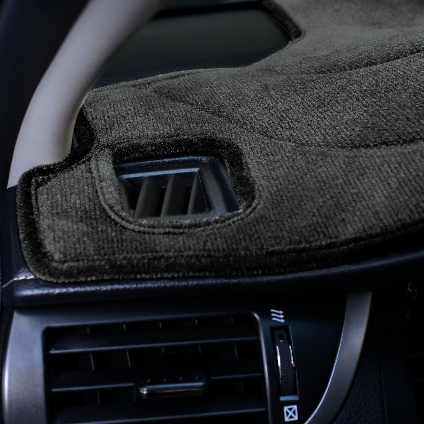 Coverking Custom Fit Dashcovers for Select Lexus ES350 Models - Velour (Charcoal)