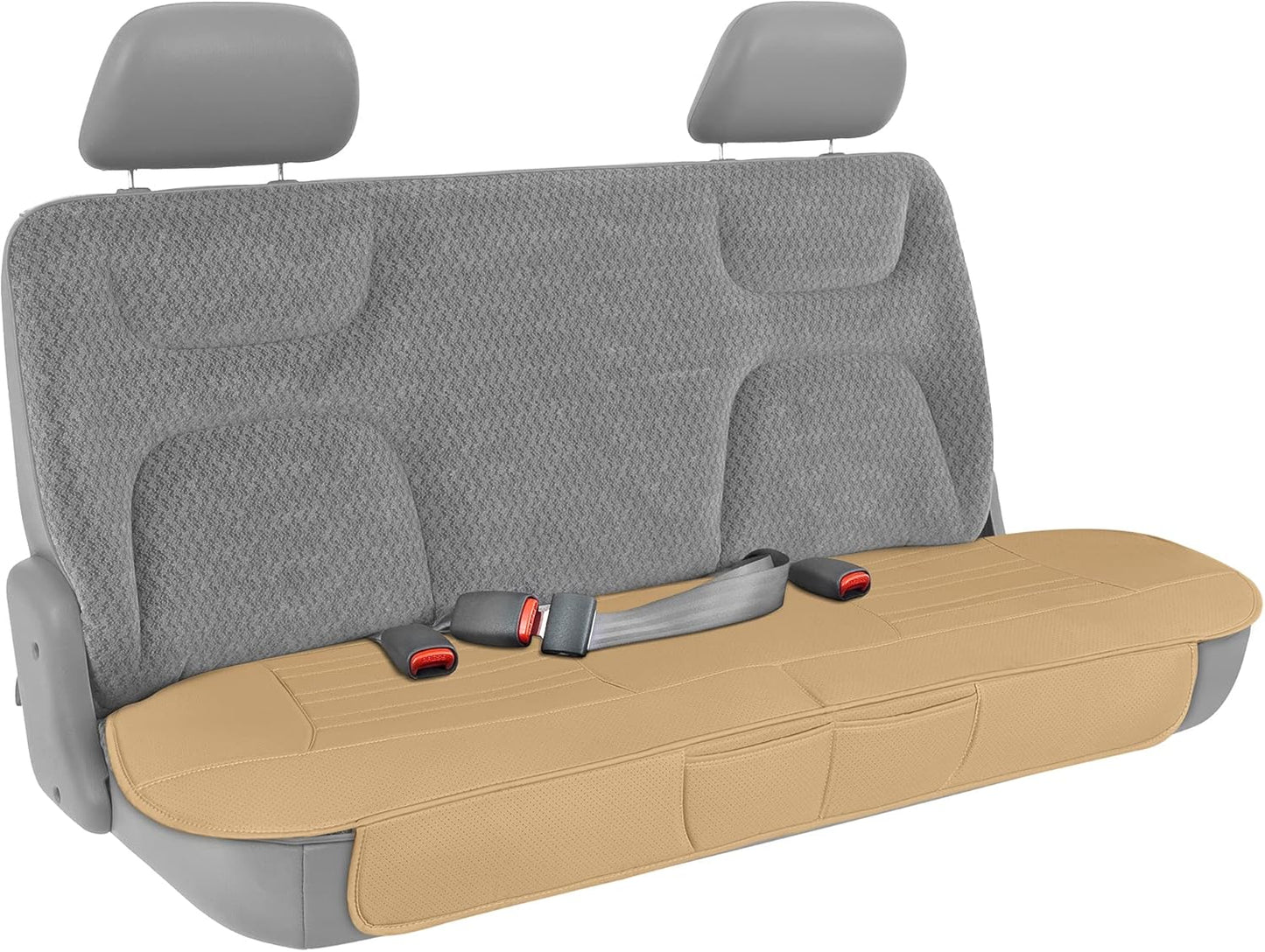 BDK Auto MTSC-421-CC: Motor Trend Pu Leather Seat Cushion/Charcoal