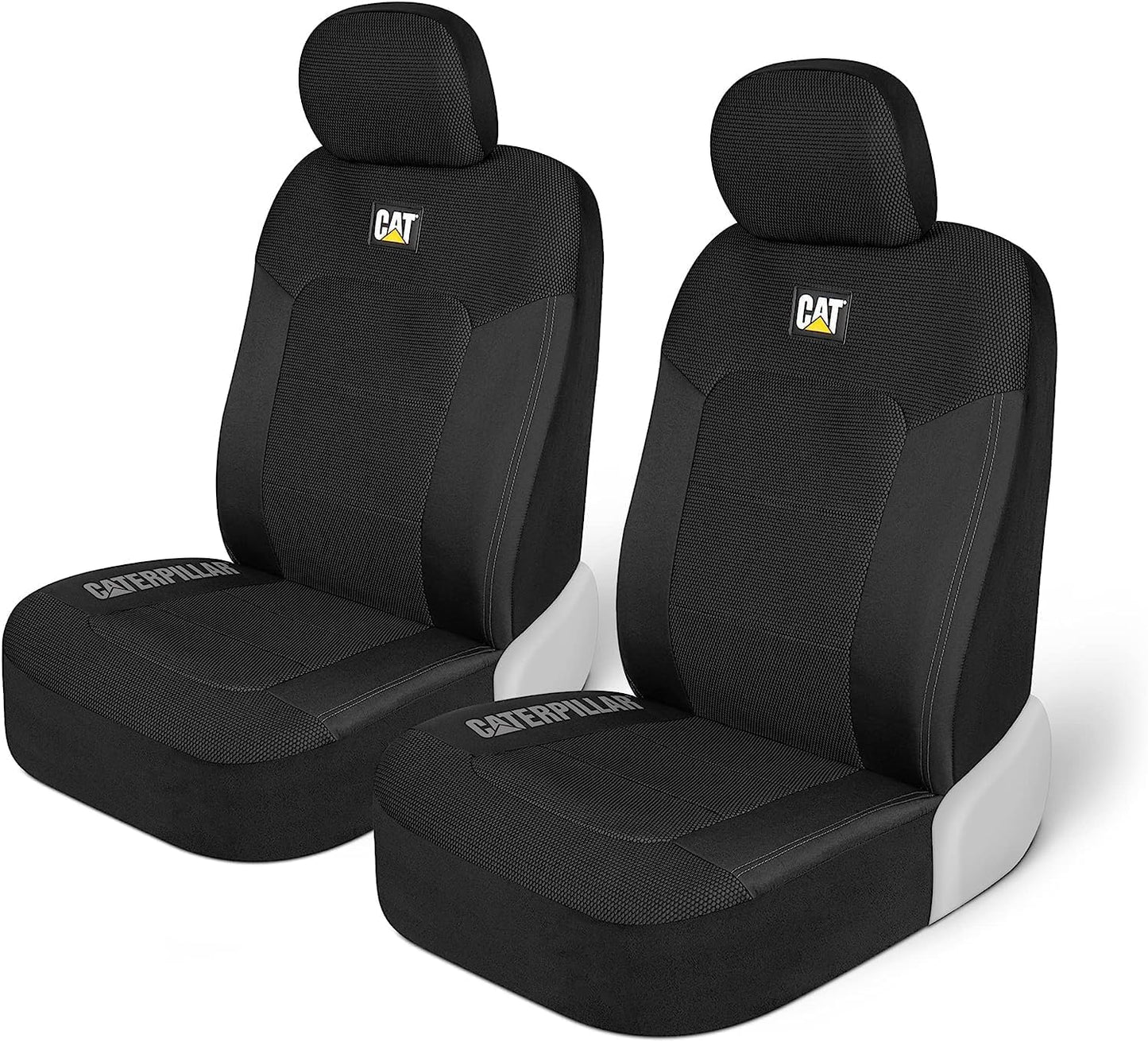 BDK Auto CASC-2284-GR: Cat 4Pc Mesh + Gabardine Seat Cover (Grey)