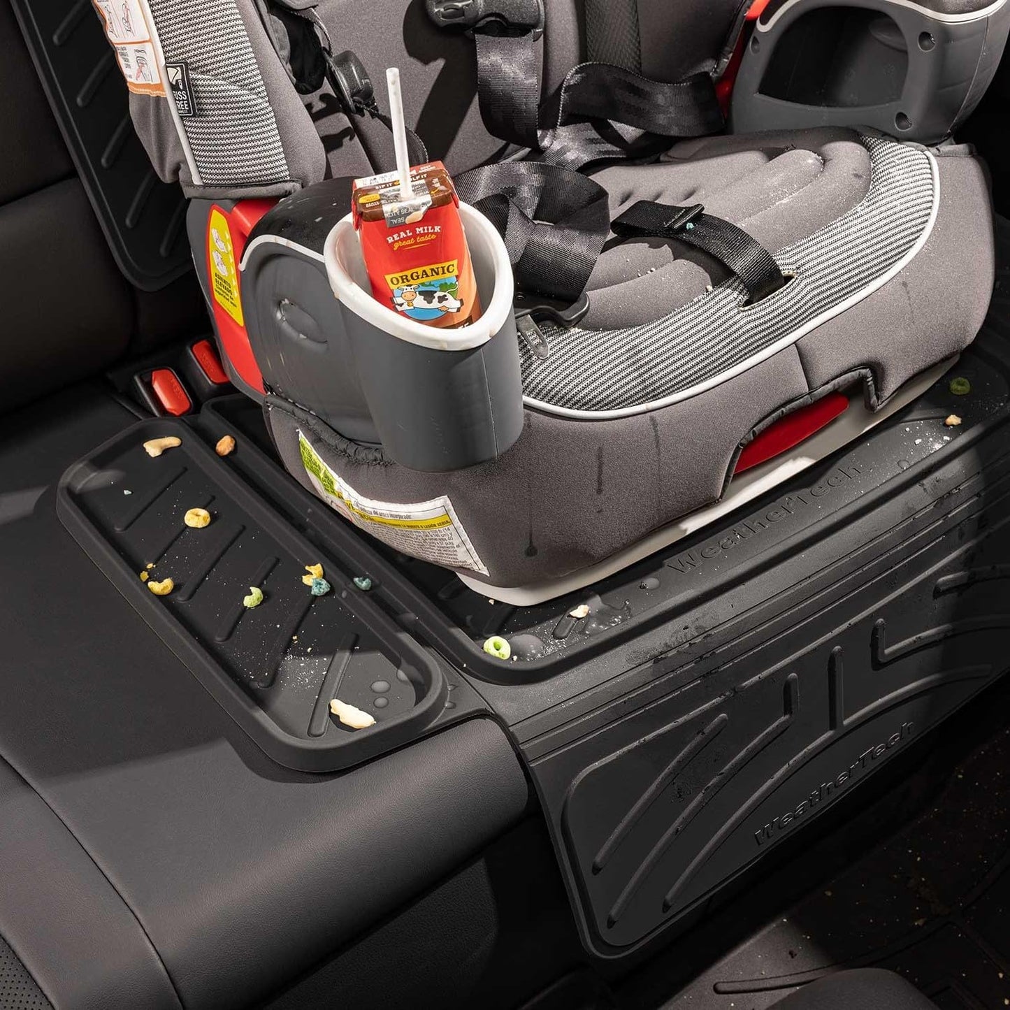 WeatherTech Child Car Seat Protector - Seat + Seat Back - Black