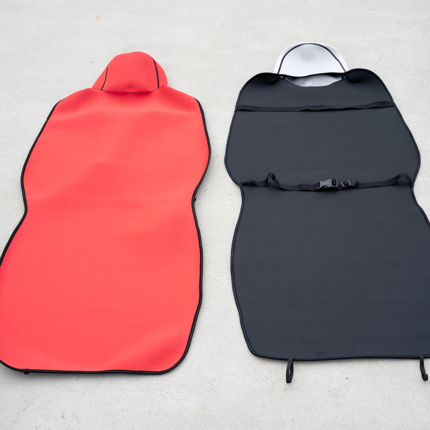 EVNV Tesla Model Y Seat Cover 2024 - Waterproof Neoprene Front Seat Protector - Fits 2018-2023 Model 3/Y, 1 Red Cover