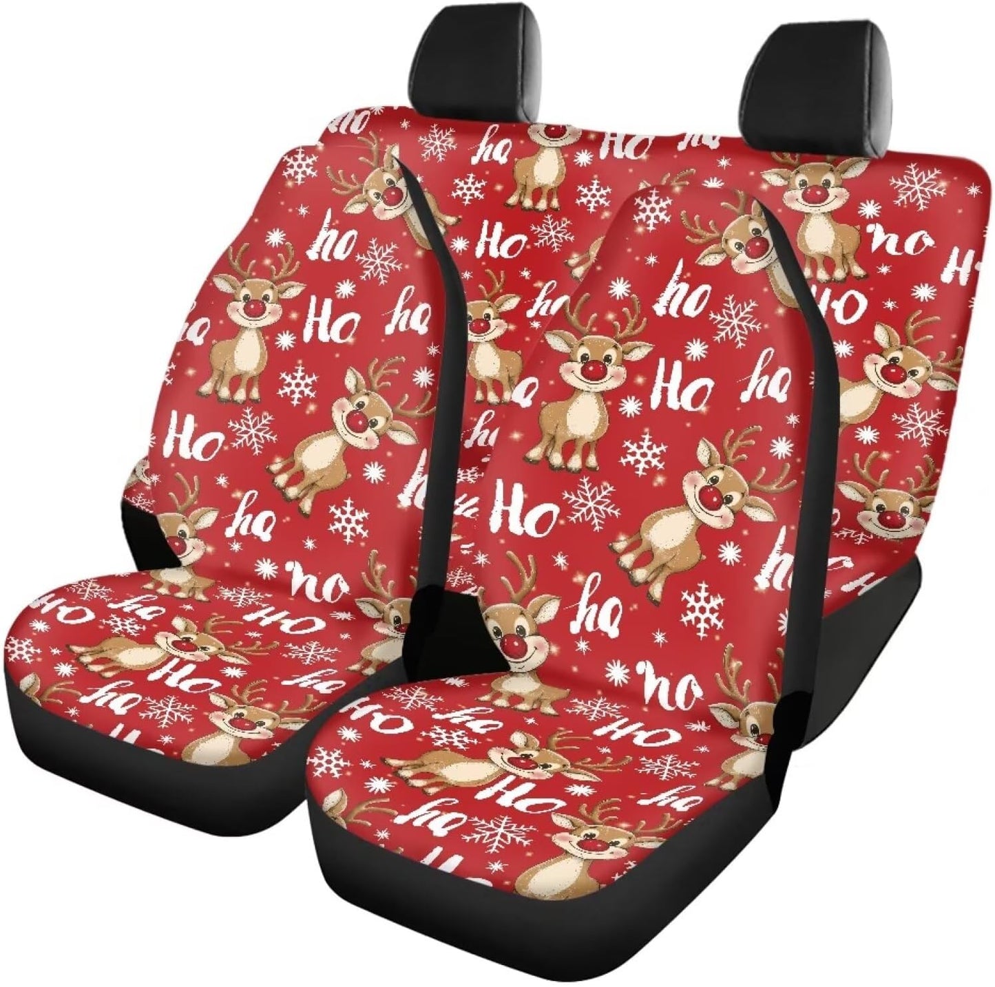 AFPANQZ Oriental Dragon Print Car Seat Covers Full Set for Back Seat Front Seats Universal Fit Most Cars SUVs Trucks Vans Comfortable Auto Seat Protection Full Set for Women Men Black Red