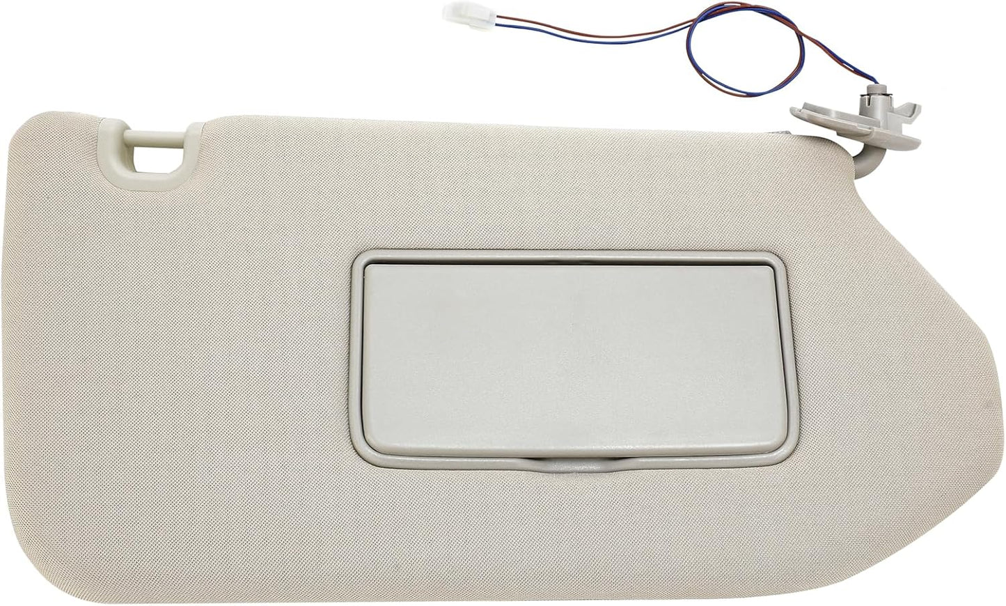 Passenger Side Sun Visor Right Side Tan Beige with Lamp - Compatible with Nissan & Infiniti Vehicles - Pathfinder, QX60, 2013 JX35 - Replaces 96400-9PB0A, 96400-3JA0A, 964003JA0A, 964009PB0A