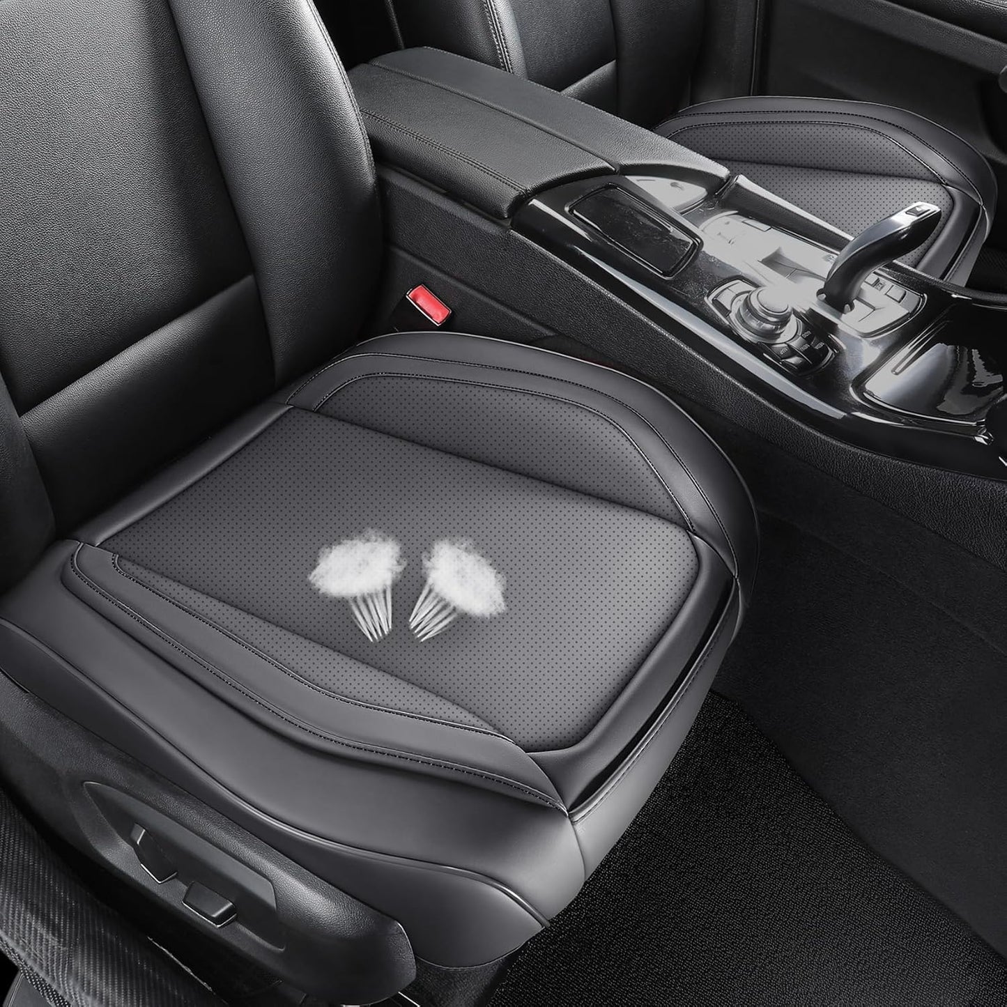 CAPITAUTO Bottom Front Leather Car Seat Cover Universal