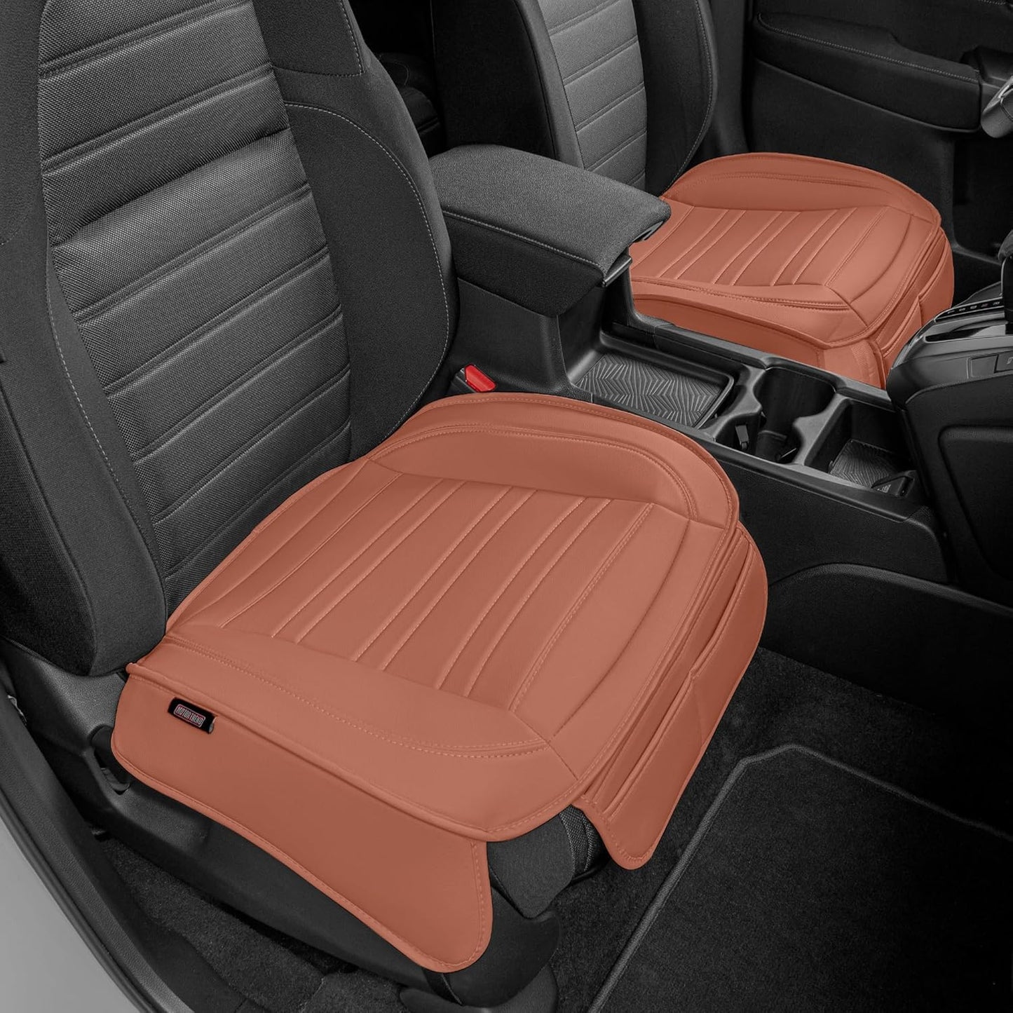 BDK Auto MTSC-421-CC: Motor Trend Pu Leather Seat Cushion/Charcoal