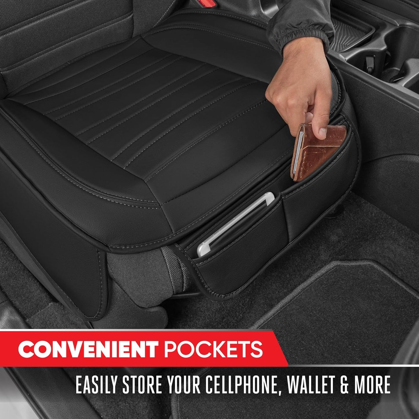BDK Auto MTSC-420-BK: Motor Trend Seat Cushion