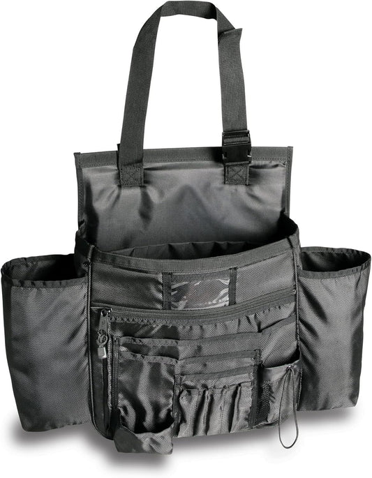 Uncle Mike's Law Enforcement Side-Armor Standard Car Seat Organizer - Black