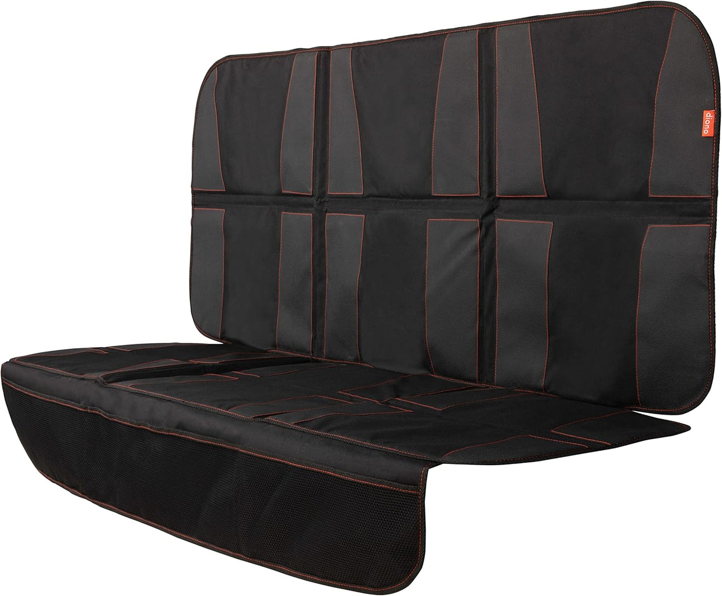 Diono Ultra Mat 2-Pack Complete Back Seat Upholstery Protection from Child Car Seats and Pets, Crash Tested, Premium Ultra Thick Padding, Durable, Water Resistant, Anti-Slip, 3 Mesh Storage Pockets