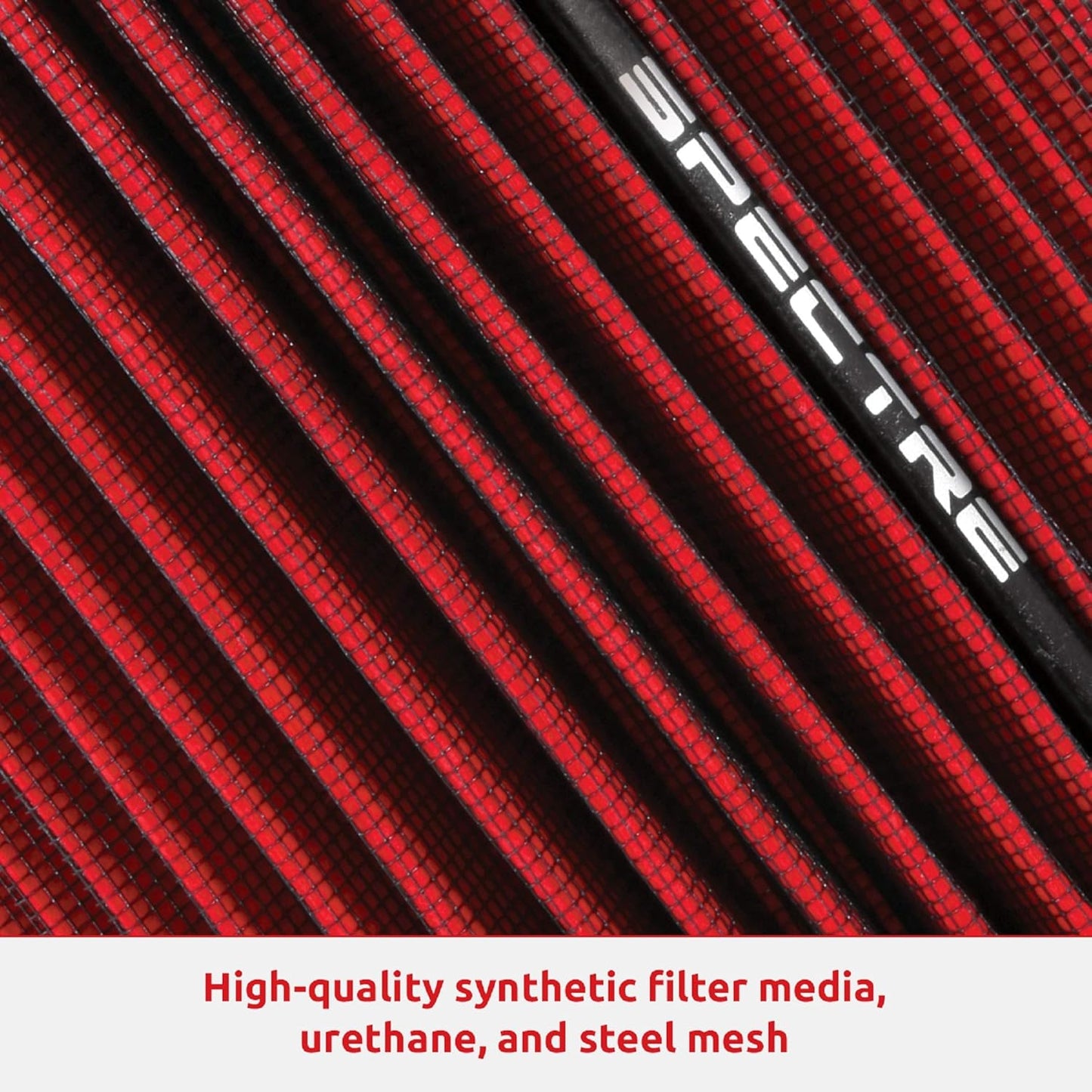 Spectre Performance Universal Clamp-On Air Filter: Washable Filter: Round Tapered; 3 in/3.5 in/4 in Flange ID; 6.719 in (171 mm) Height; 6 in (152 mm) Base; 4.75 in (121 mm) Top, SPE-8132
