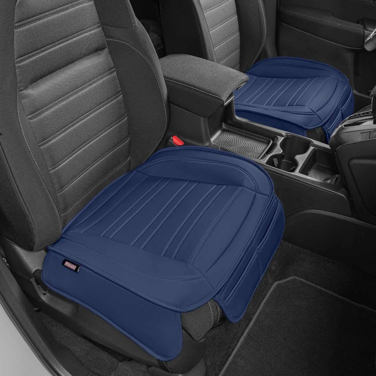 BDK Auto MTSC-421-CC: Motor Trend Pu Leather Seat Cushion/Charcoal