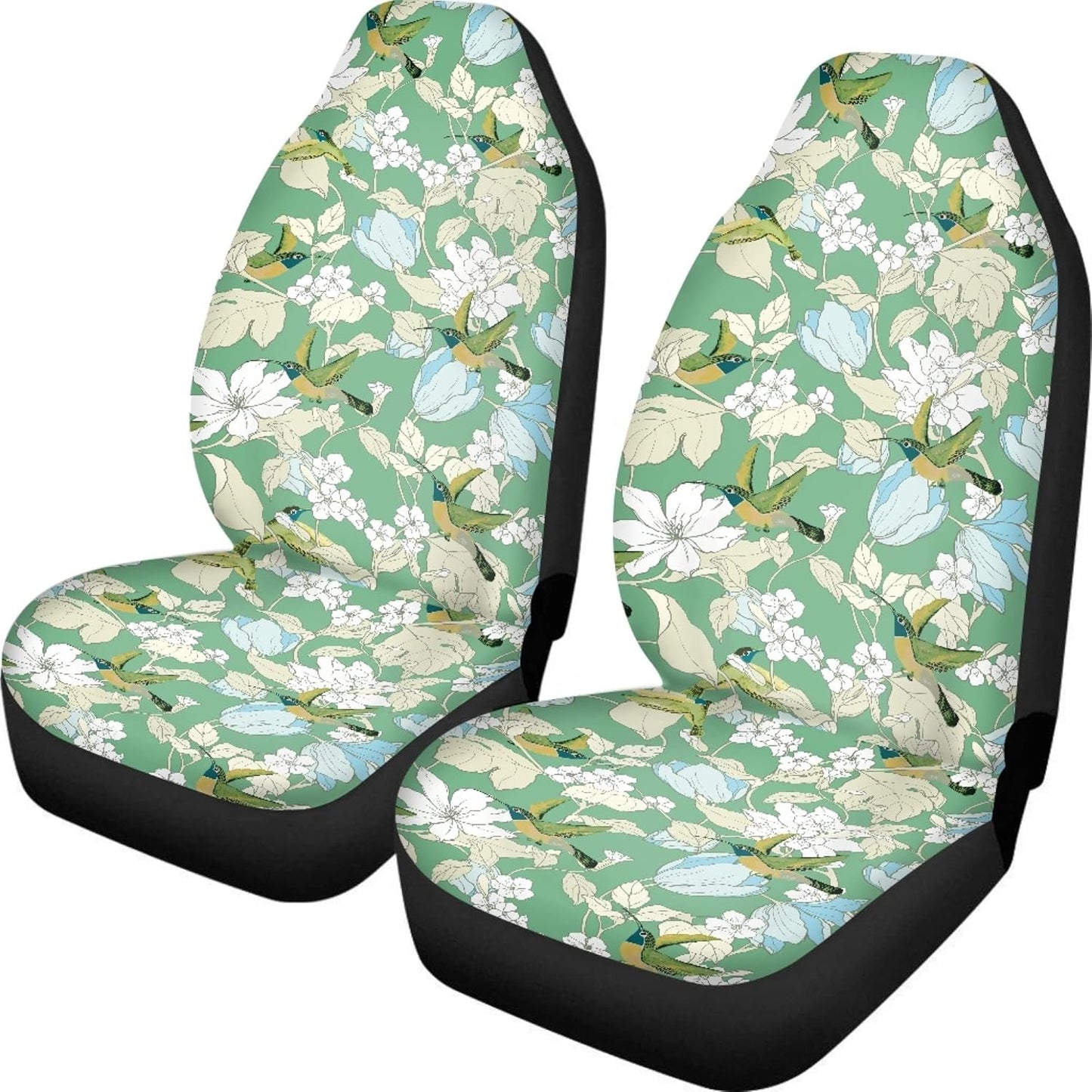 TOADDMOS Bohemian Colorful Mandala Patchwork Car Seat Covers Bucket Front Seats Protector,Universal Fit Cars,Sedan,SUV