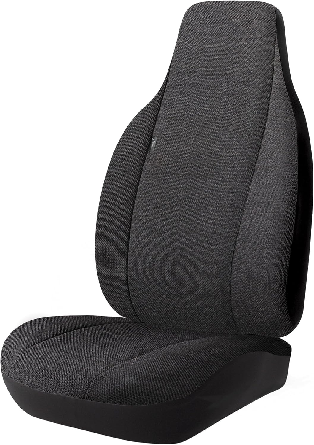 Fia TRS401 Black Semi-Custom Fit Car Front Seat Cover Bucket Seats - Polypropylene, (Solid Black)