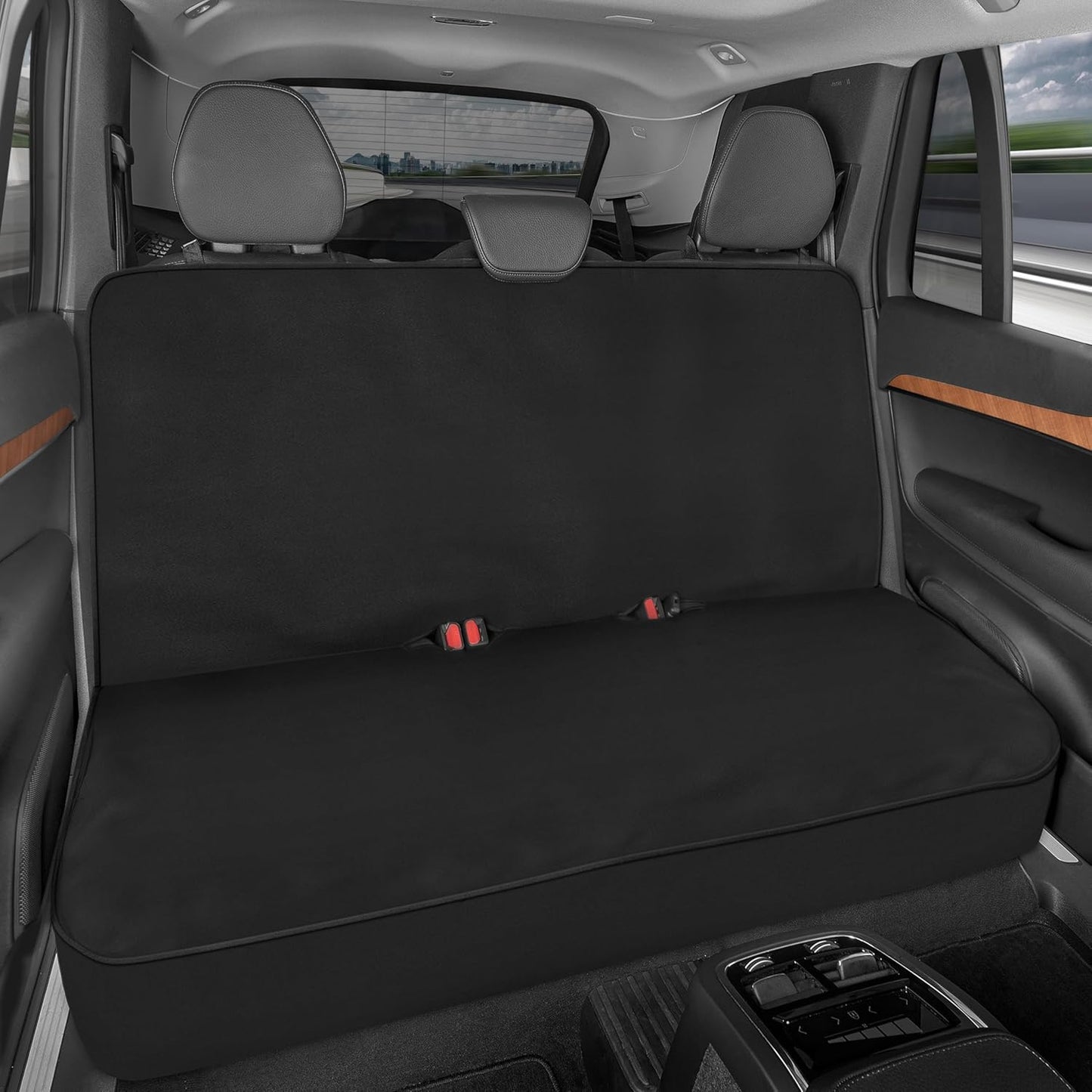BDK Auto MTSC-278-BK: Motor Trend Waterproof Bench Rear Seat Protector