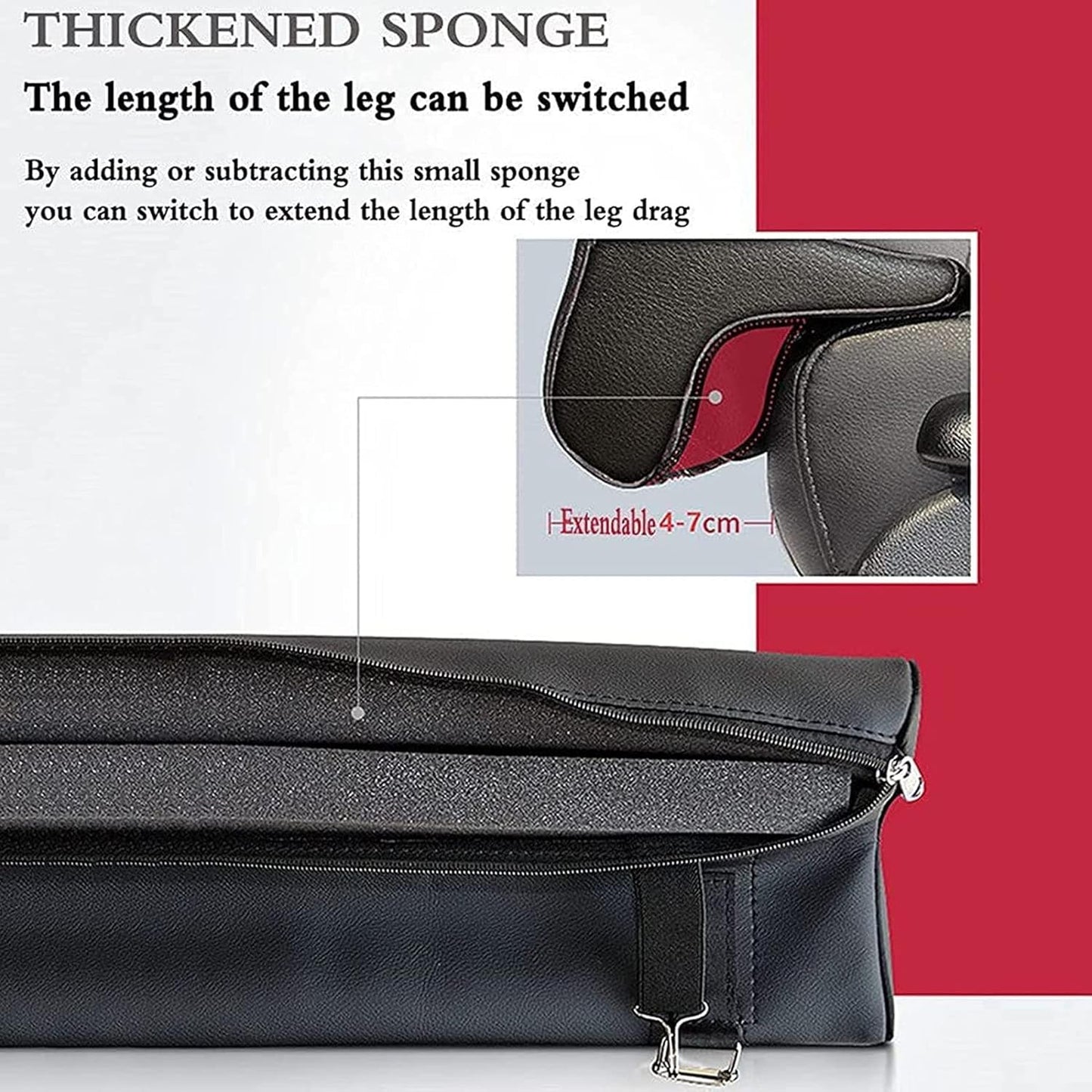 Car Leg Support Extension Pad,Long-Distance Driving Leg Support Pillow Car Seat Leg Foot Thigh Support Cushion Knee Pad Leg Rest Cushions,A