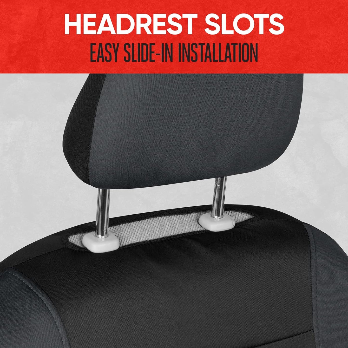 BDK Auto MTSC-354-CC: Front Seat Covers 4Pc/Charcoal
