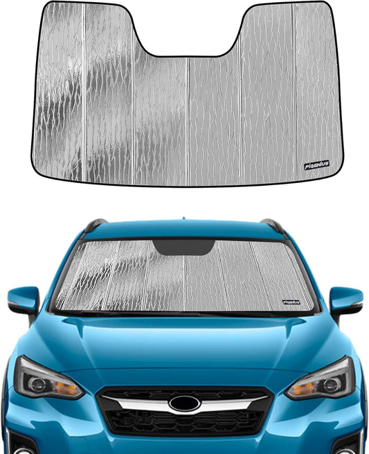 Pigenius Windshield Sunshade for Subaru Crosstrek 2018-2023, Impreza 2017-2023. with Eyesight Driver Assist- AstraGuard