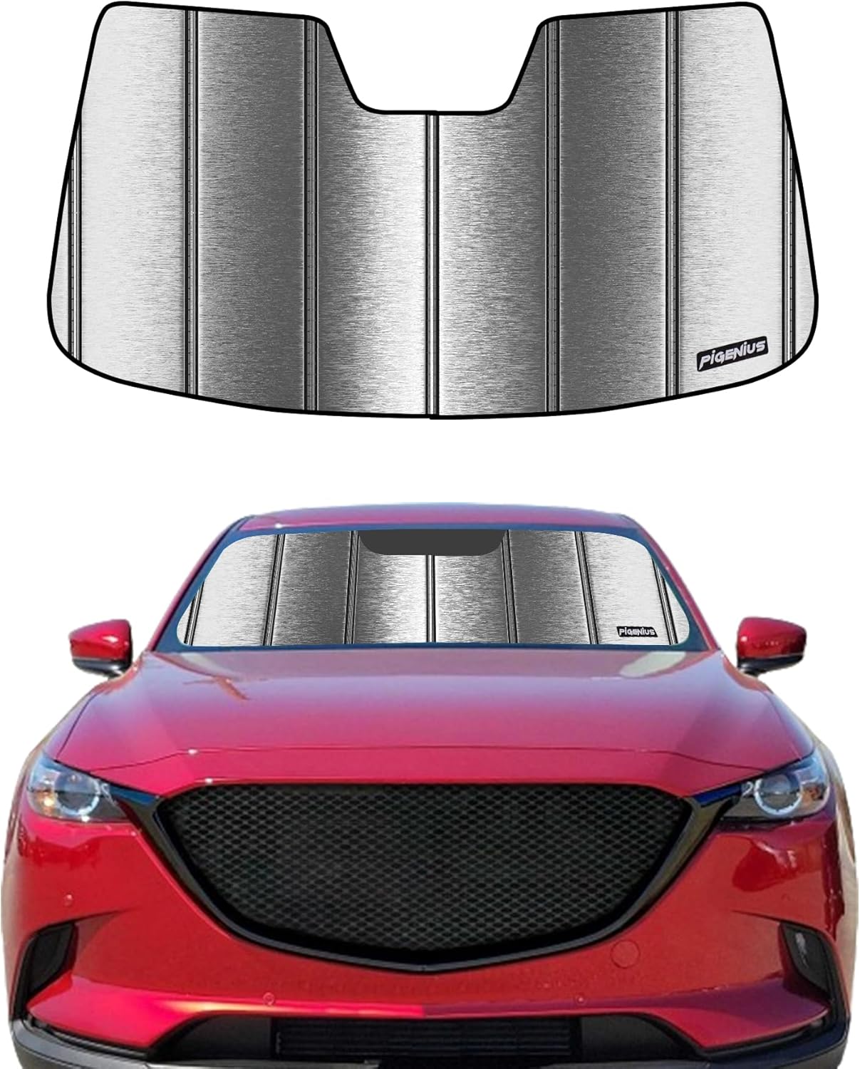Pigenius Windshield Sunshade for Mazda CX-5 2013 2014 2015 2016 Front Window Shade - AstraGuard