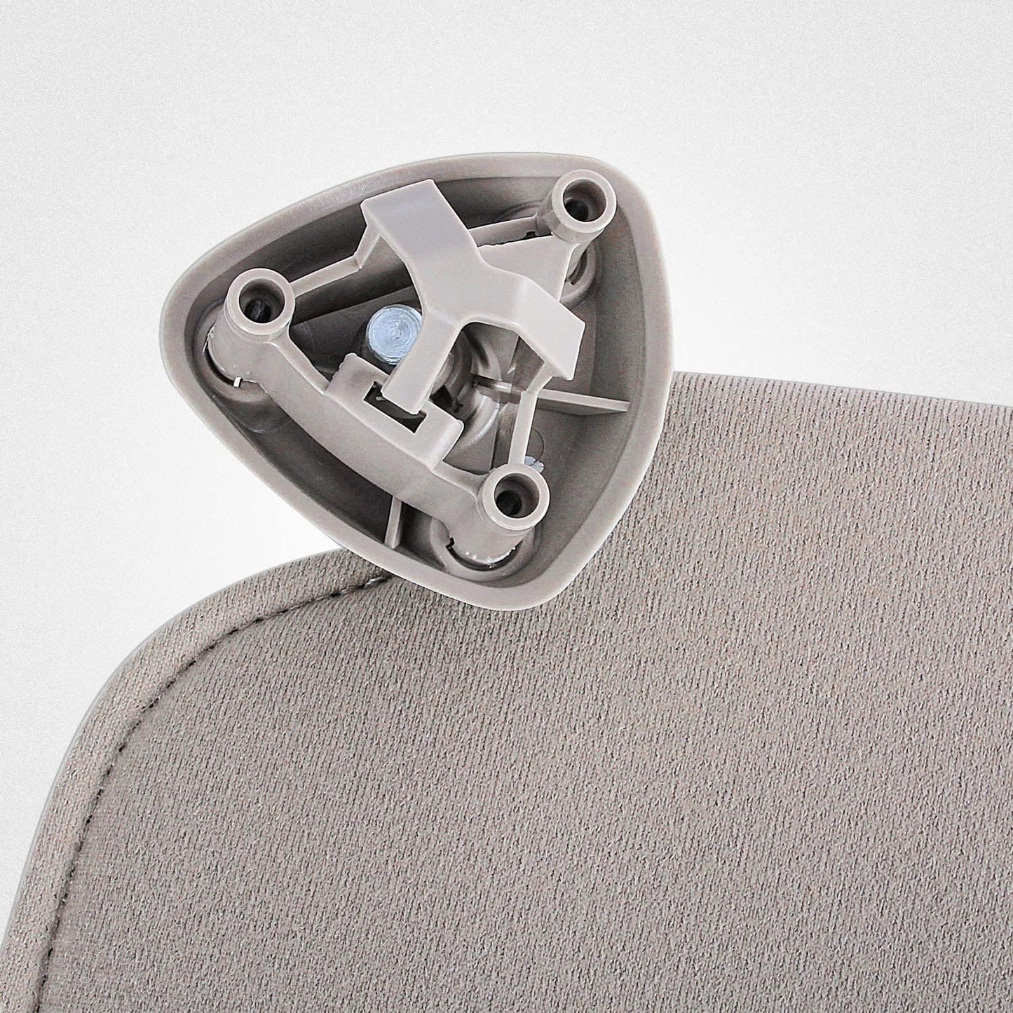 Wztepeng 84054695 Gray Sun Visor Right Passenger Side Replacement Compatible with 1999-2019 Express & GMC Savana 1500 2500 3500 4500 Replacement# 84054688