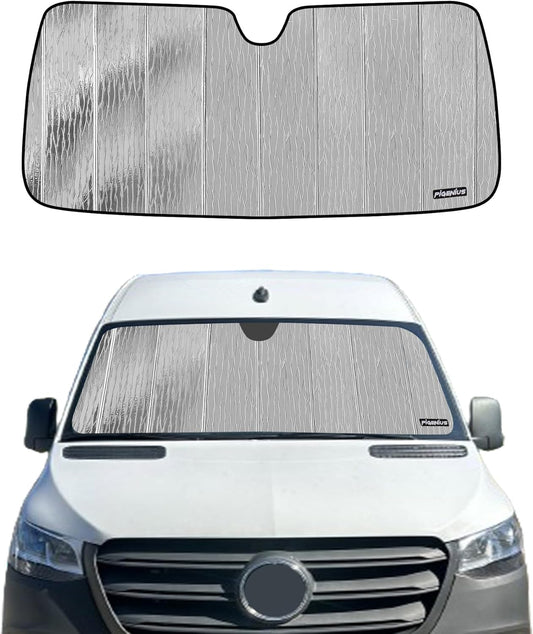 Pigenius Windshield Sun Shade for Mercedes-Benz Sprinter 2007-2024 Front Window Sunshade - AstraGuard