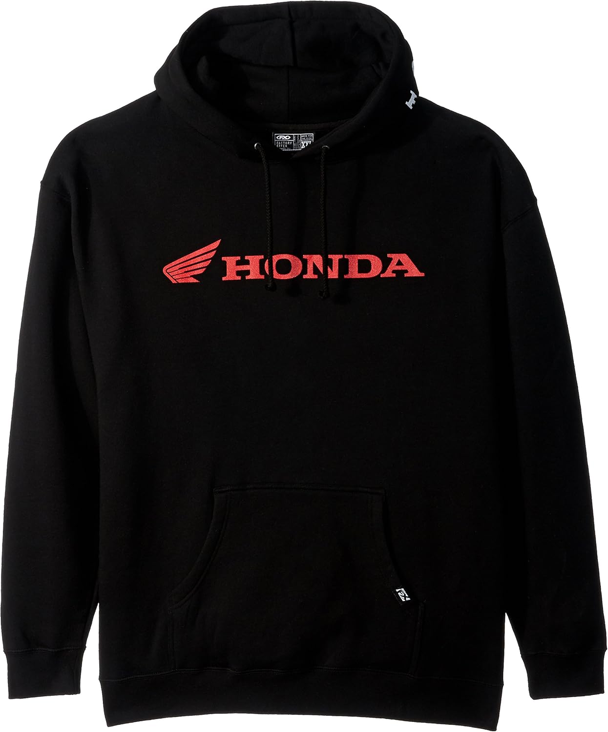 Factory Effex 15-88374 'Honda' Horizontal Hooded Pull-Over Sweatshirt (Black, X-Large)