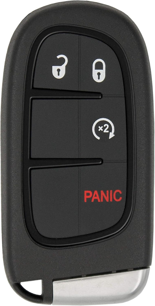 Keyless2Go Replacement for 4 Button Proximity Remote Smart Key for Ram GQ4-54T 56046956
