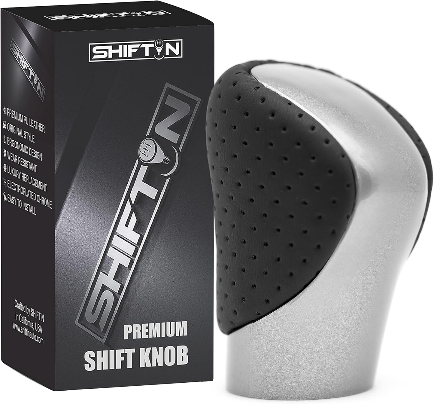 SHIFTIN Gear Shift Knob Shifter for Lexus ES GS GX is NX RC RX 200t 300 350 3450h 450hL 350L (Rioja Red Rose/Carbon Fiber Pattern)