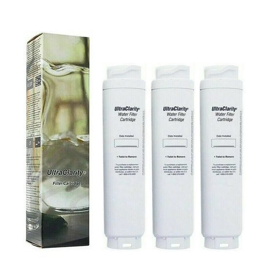 3Pack bosch / cuno 9000 077104 ultraclarity replfltr10 refrigerator water filter