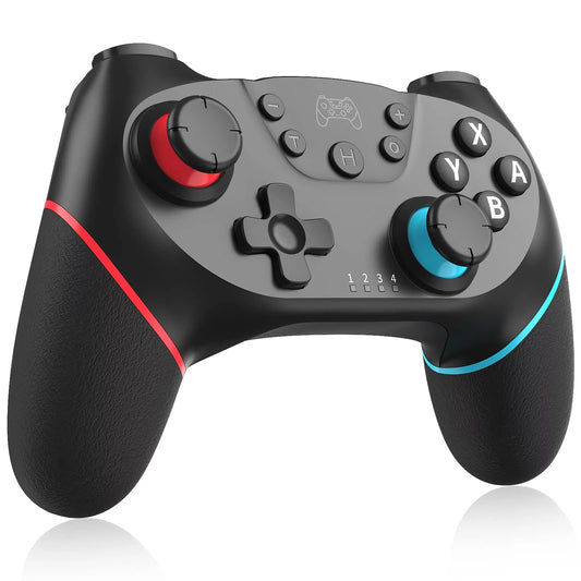 Wireless Switch Controller, Switch Pro Controller Compatible with Nintendo Switch/Lite/OLED, Switch Remote Gamepad with 6-Axis Gyro, Dual Motors, Wake-up and Turbo