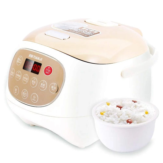 Tianji Electric Rice Cooker FD30D with Ceramic Inner Pot, 6-Cup(uncooked) Rice Maker, Porridge, Soup,Brown Rice,3L