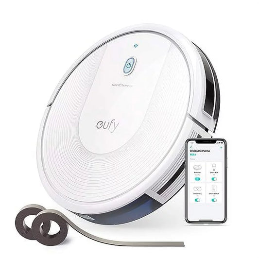 Pre-Owned Eufy by Anker BoostIQ RoboVac 30C Vacuum Cleaner Wi-Fi 1500Pa T2118121 - White (Fair)