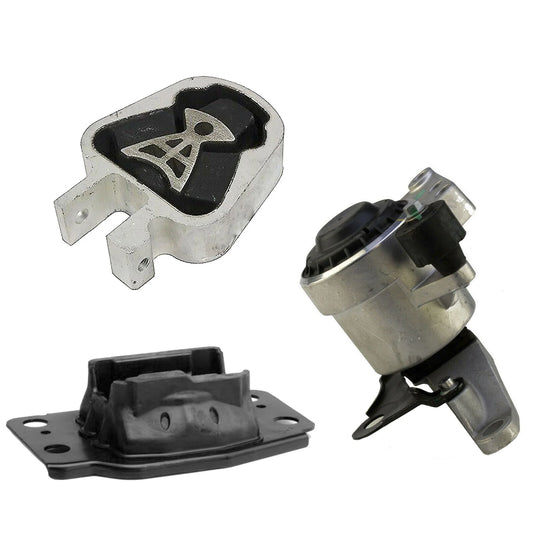 CF Advance For 13-17 Ford Fusion Lincoln MKZ 2.0L Turbo Engine Motor and Transmission Mount Set 3PCS New 5767 5603 5606 2013 2014 2015 2016 2017