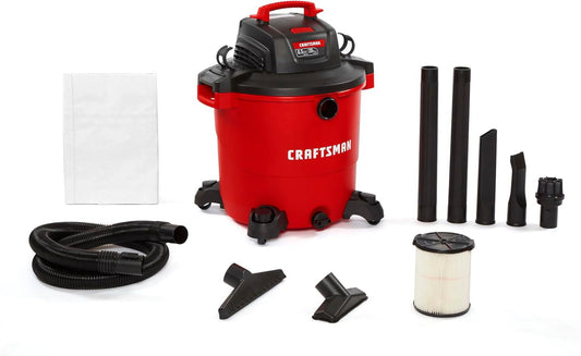 LIHONG CMXEVBE17596 20 Gallon 6.5 Peak HP Wet/Dry Vac, Heavy-Duty Shop Vacuum with Attachments