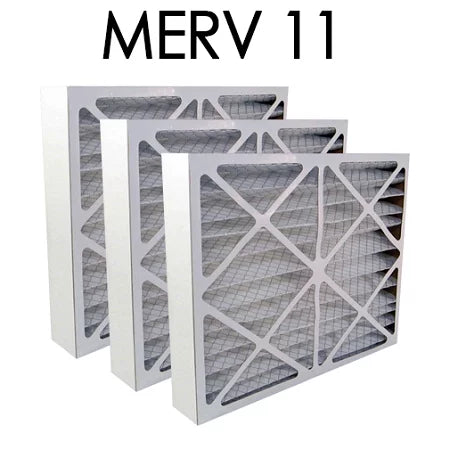 16x20x4 MERV 11 Pleated Air Filter 3PK | 15.5x19.5x3.625 - Actual Size