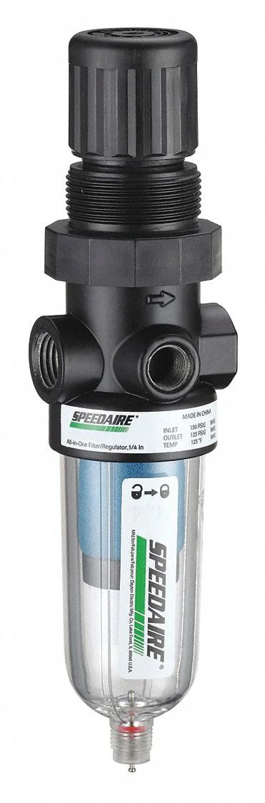 Speedaire Filt-Reg,1/4NPT,4 cfm,0.01 micron  4ZK81