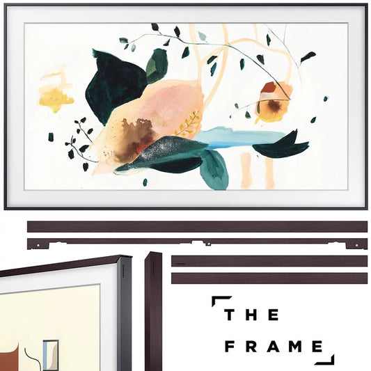 Samsung QN55LS03TAFXZA The Frame 3.0 55 inch QLED Smart 4K UHD TV 2020 Model Bundle with Samsung 55 inch The Frame Customizable Bezel 2020 Brown(QN55LS03TA 55LS03TA 55 TV)