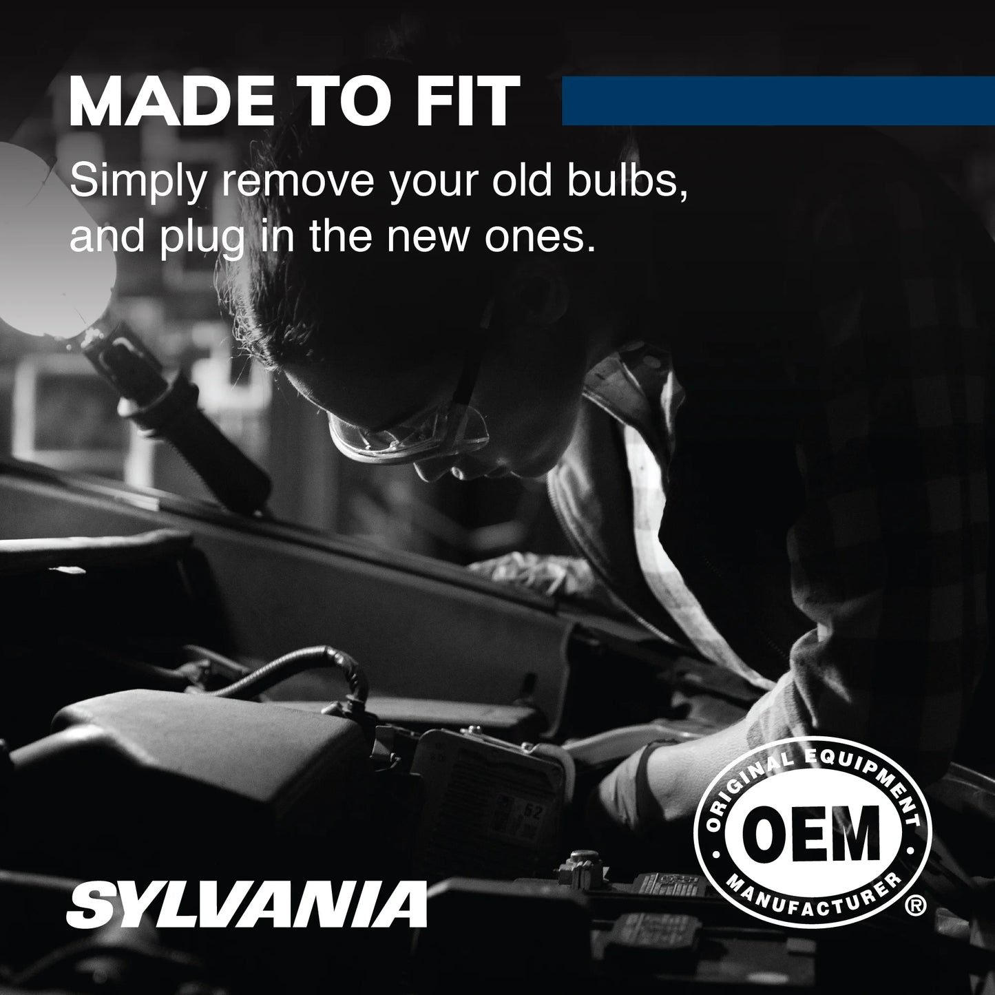 SYLVANIA H11 SilverStar Halogen Headlight Bulb, 2 Pack