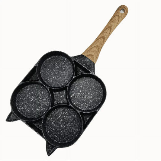 , Frying Pan with Long Handle, Pancake Pan Skillet, Breakfast Machine for Kitchen, Steak Gas Induction Cooker