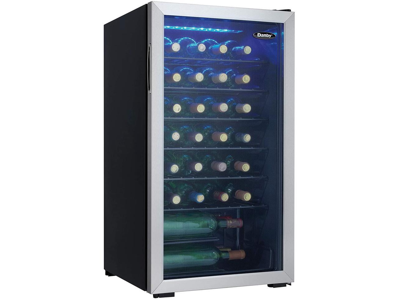 Danby 36 Bottle Free-Standing Wine Cooler in Stainless