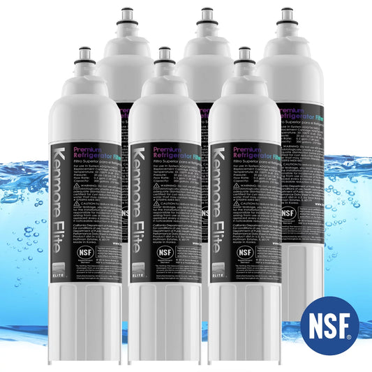 6 Pack Kenmore 9490 Refrigerator Water Filter ,Compatible with Kenmore 9490 46-9490,469490 ,ADQ73613402,ADQ73613401,LT800P