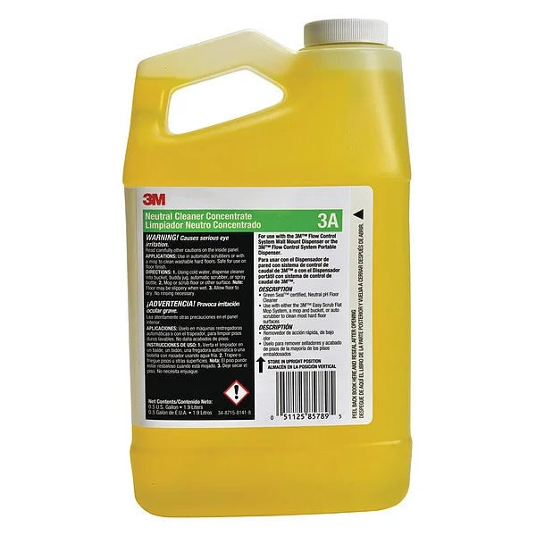 1PACK 3M 3A Neutral Cleaner, Use With 3M System