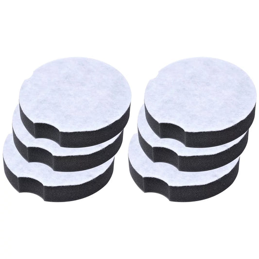 6 Pcs Replacement Vacuum Filter Set Compatible with Bissell PowerForce Compatible with Compact Lightweight Upright Vacuum Cleaner, Model 1520, 2112, 2690, 3508 Series, Fit for Part # 1604896/160-4896