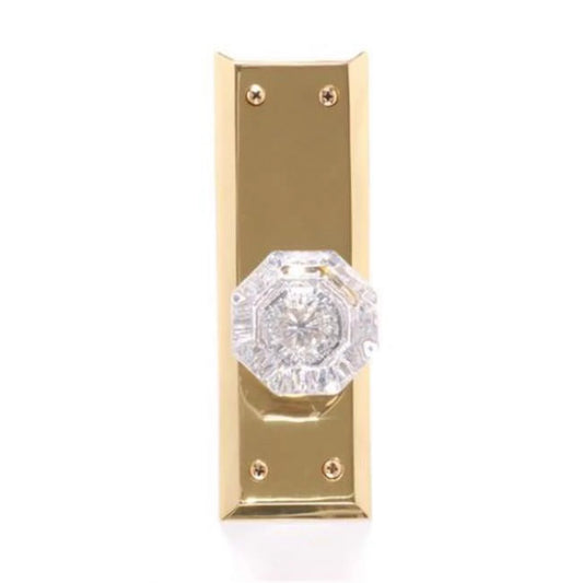 Brass Accents D07-L539D-KNS-609 2.37 in. Quaker Double Dummy Set, Antique Brass
