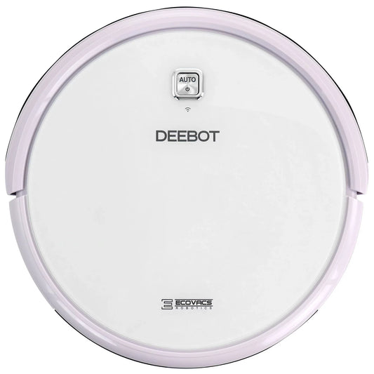 Ecovacs DN622.31 Robotics Deebot N79W Robotic Vacuum Cleaner in White and Lavender